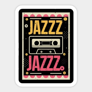 cassette Tape jazz Sticker